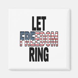 Let Freedom Ring Viral Sloth Magnet