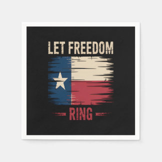 Let Freedom Ring Viral Sloth Napkin