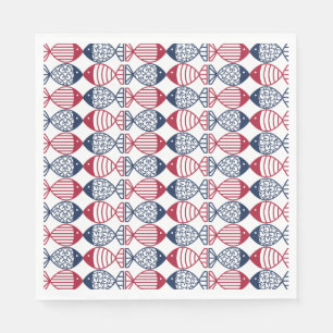 Let Freedom Stream! Patriotic Invitation Napkin