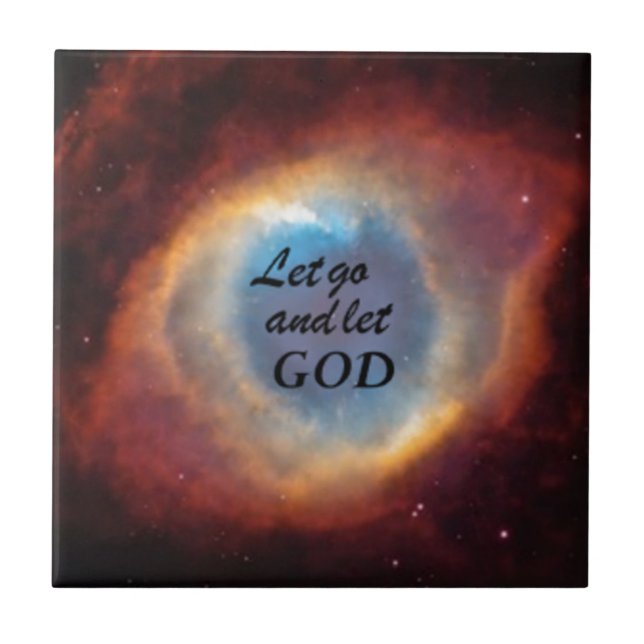 "Let Go and Let God" Tile (Front)