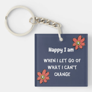Let go! Be the change Keychain