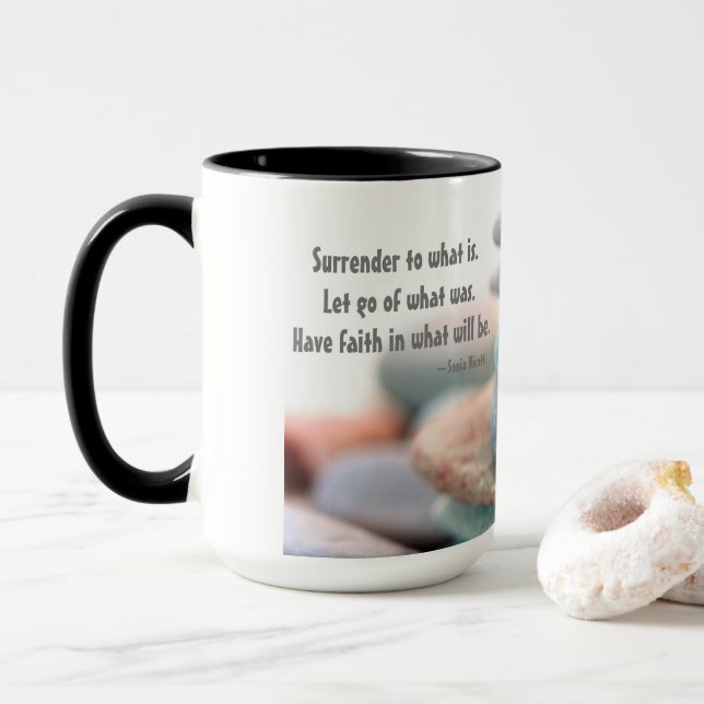 Let Go Ceramic Mug (With Donut)