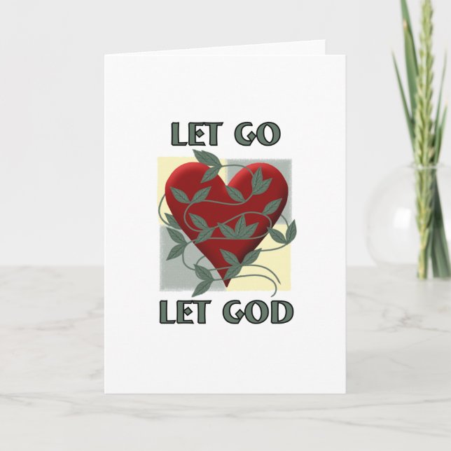 Let Go Let God Card (Front)