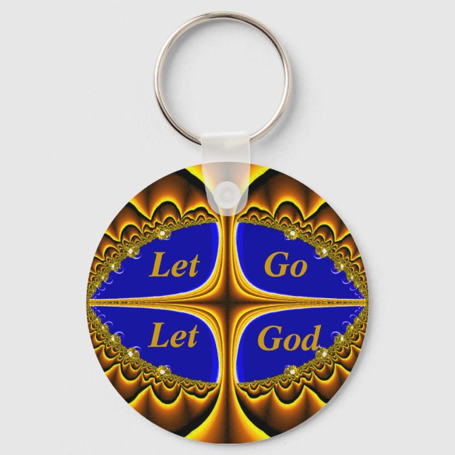Let Go,Let God_Keychain Keychain (Front)