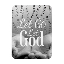 Let Go Let God Magnet