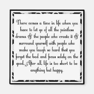 Let go of drama magnet