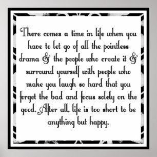 Let go of drama poster