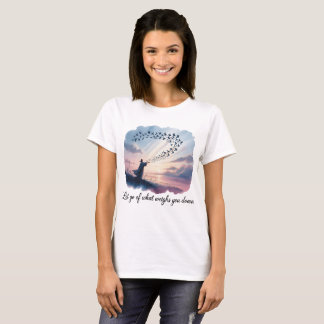 Let Go of What Weighs You Down – Watercolor Doves T-Shirt
