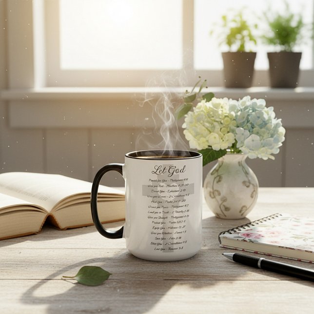 Let God scripture inspiration Mug (Creator Uploaded)
