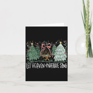 Let Heaven & Nature Sing Christmas Baby Jesus Card