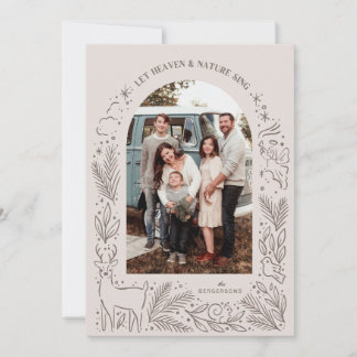 Let Heaven an Nature Sing Holiday Card