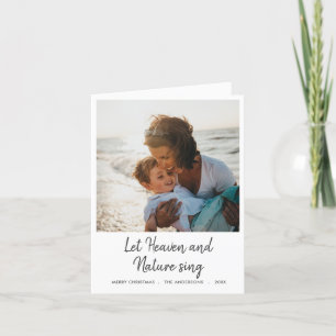 Let Heaven And Nature Sing Script Modern Holiday