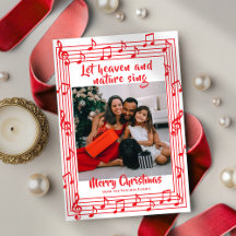 Let Heaven Sing Musical Border One Photo Christmas