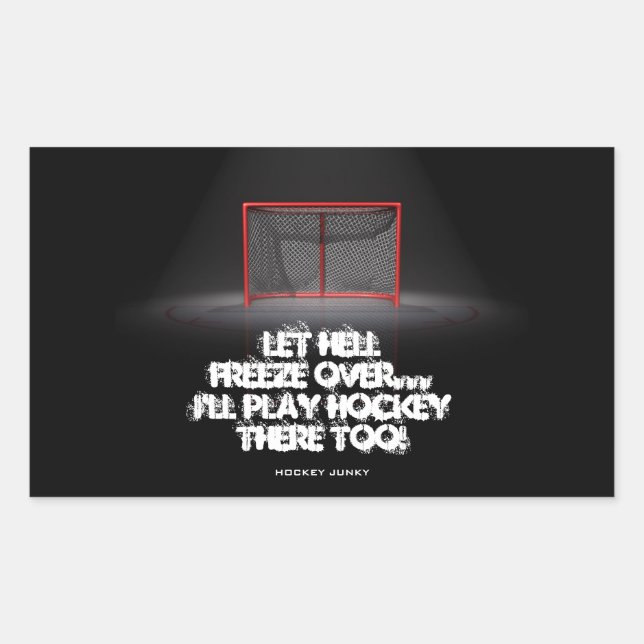 LET HELL FREEZE OVER STICKER (Front)