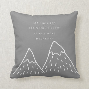 Let Him Sleep Throw Pillow
