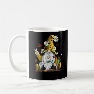 Let It Be Be Kind Gnome Daisies Meaningful Quote Coffee Mug