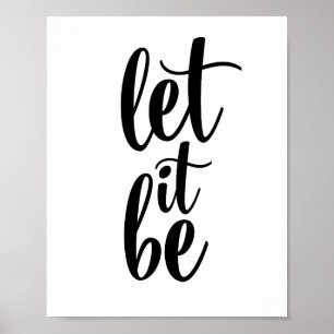 Let it be poster