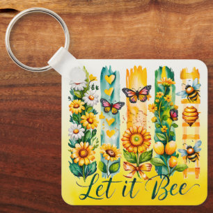 Let It Bee Keychain