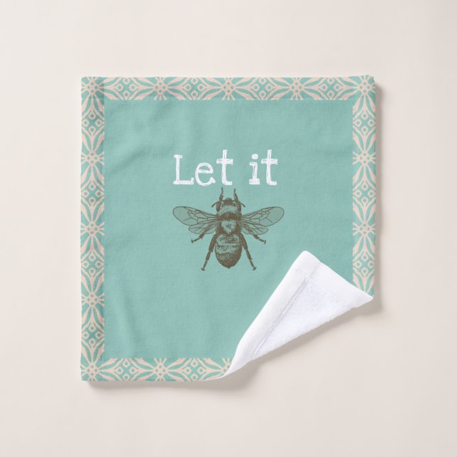 Let It "BEE" washcloth Wash Cloth (Wash Cloth)