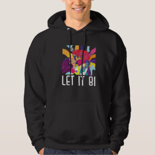 Let It Bi Bisexual Pride March Bisexuality LGBTQ   Hoodie