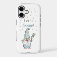 Let it Gnome Snow Cute Modern Winter
