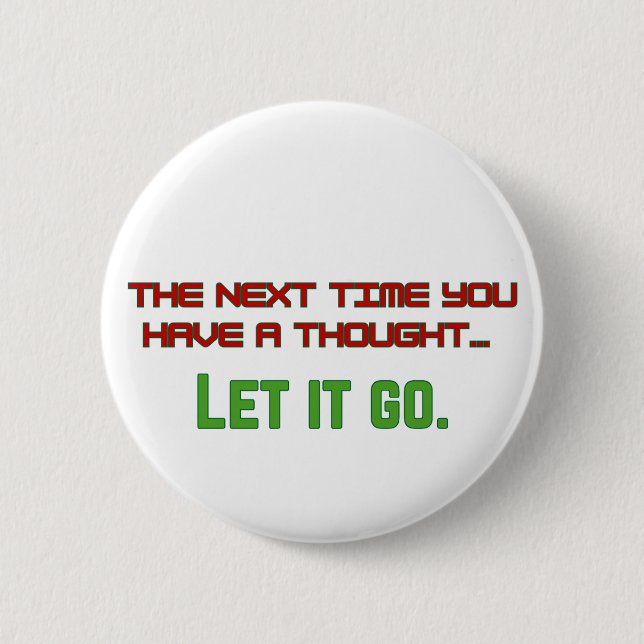 Let it go 2 inch round button (Front)