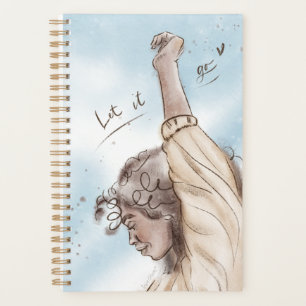Let it Go Planner   Woman Blue Sky