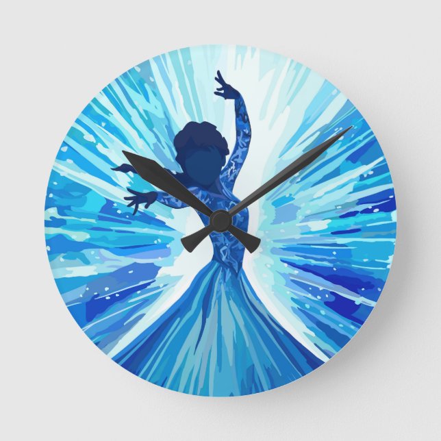 Let It Go Round Clock (Front)