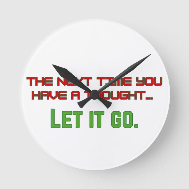 Let it go round clock (Front)