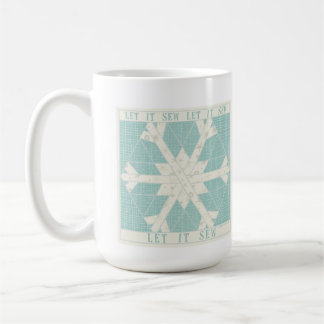 Let It Sew Ceramic Mug for Quilters and DIYer