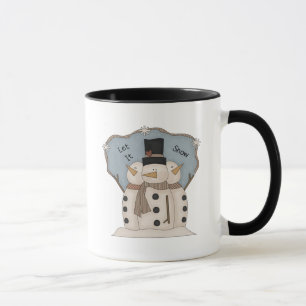 Let it Snow - 3 Country Snowmen Mug