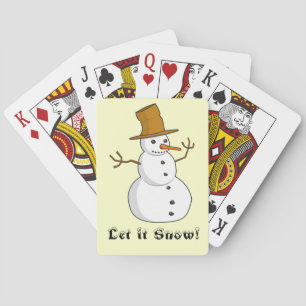 "Let it Snow" Bicycle Playing Cards