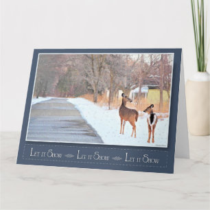 Let it Snow! - Blank Card