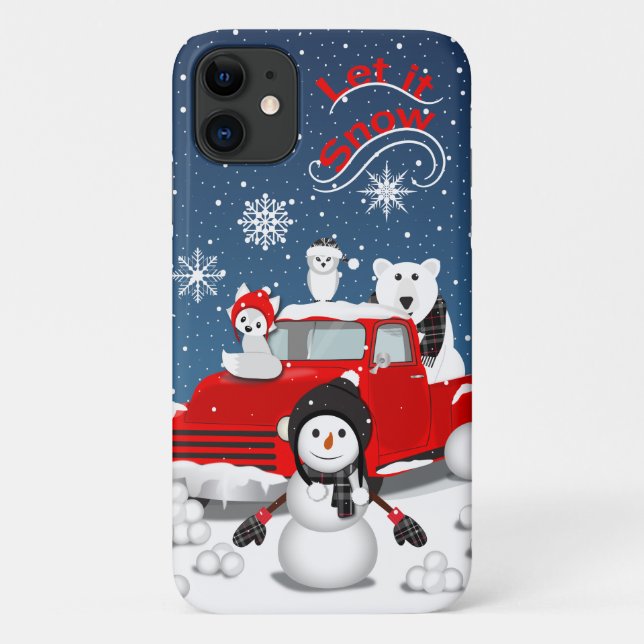 Let It Snow Case-Mate iPhone Case (Back)