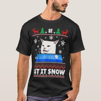 Let it snow Cat Meme Ugly Sweater Ugly Christmas s