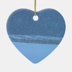 Let it Snow Ceramic Ornament
