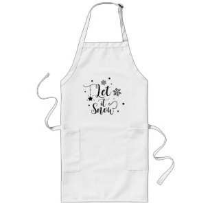 "Let it Snow" Christmas Apron