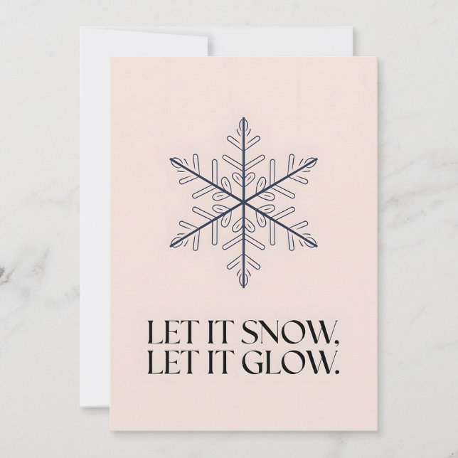 Let It Snow - Christmas Card (Front)