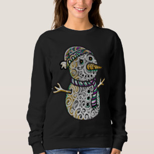 Let It Snow Christmas Cute Christmas Snowman Sweatshirt