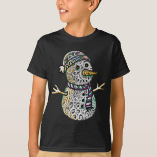 Let It Snow Christmas Cute Christmas Snowman T-Shirt