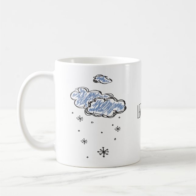 Let it Snow Coffee Mug (Left)