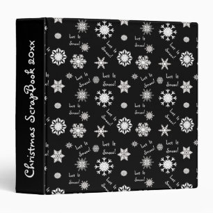 Let It Snow Colour Choice Background Binder