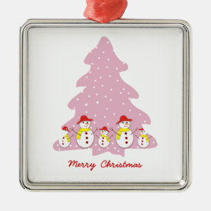 Let it snow custom Christmas ornament