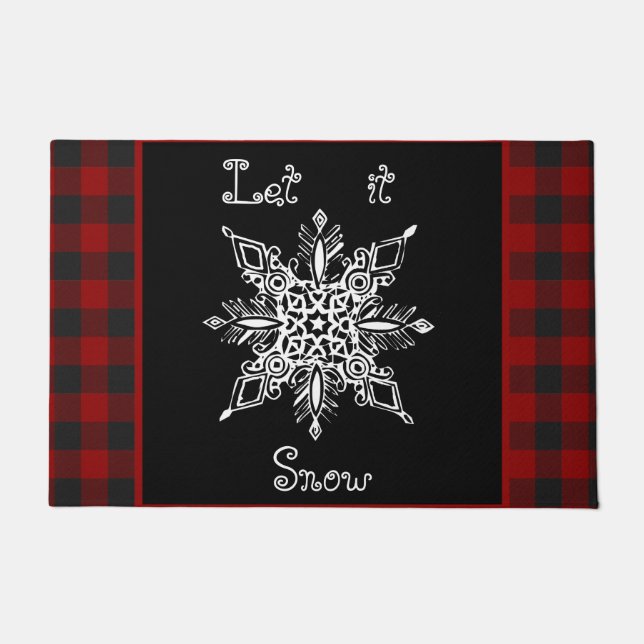Let it snow  doormat (Front)