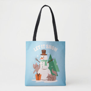 Let It Snow Friends Tote Bag