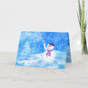 Let it Snow Greeting Card