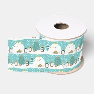 Let it snow grosgrain ribbon