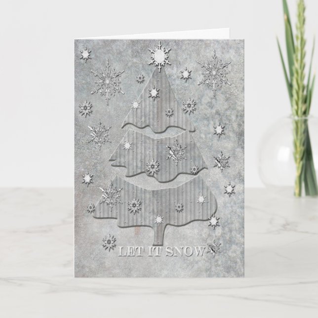 Let It Snow Holiday Card (Front)