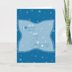 Let It Snow Holiday Card