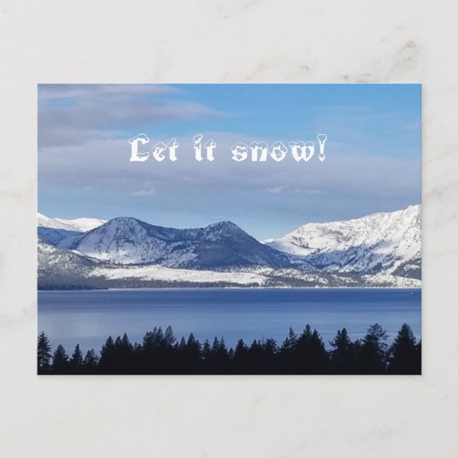 Let it Snow! Holiday Postcard (Front)